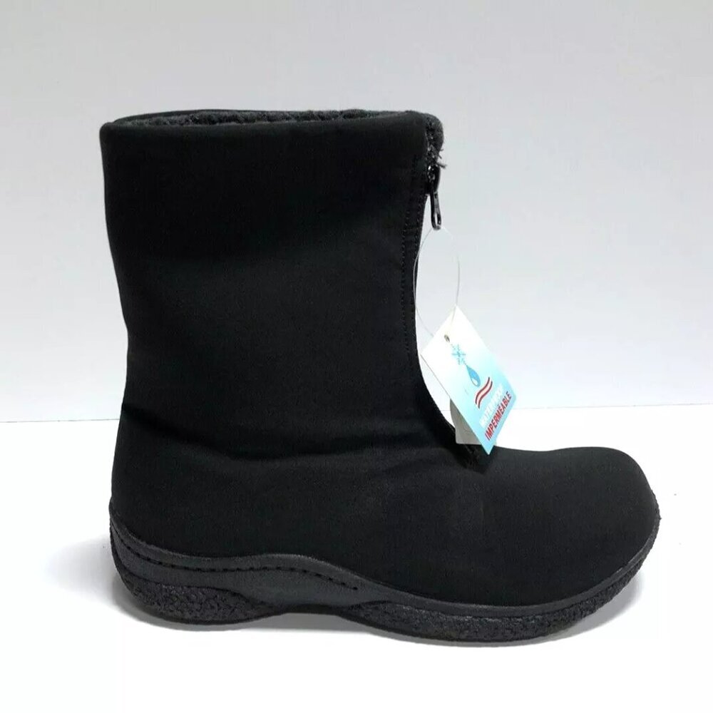 Propet Women's Madi Zip Boot Black, Size 6.5 Narrow